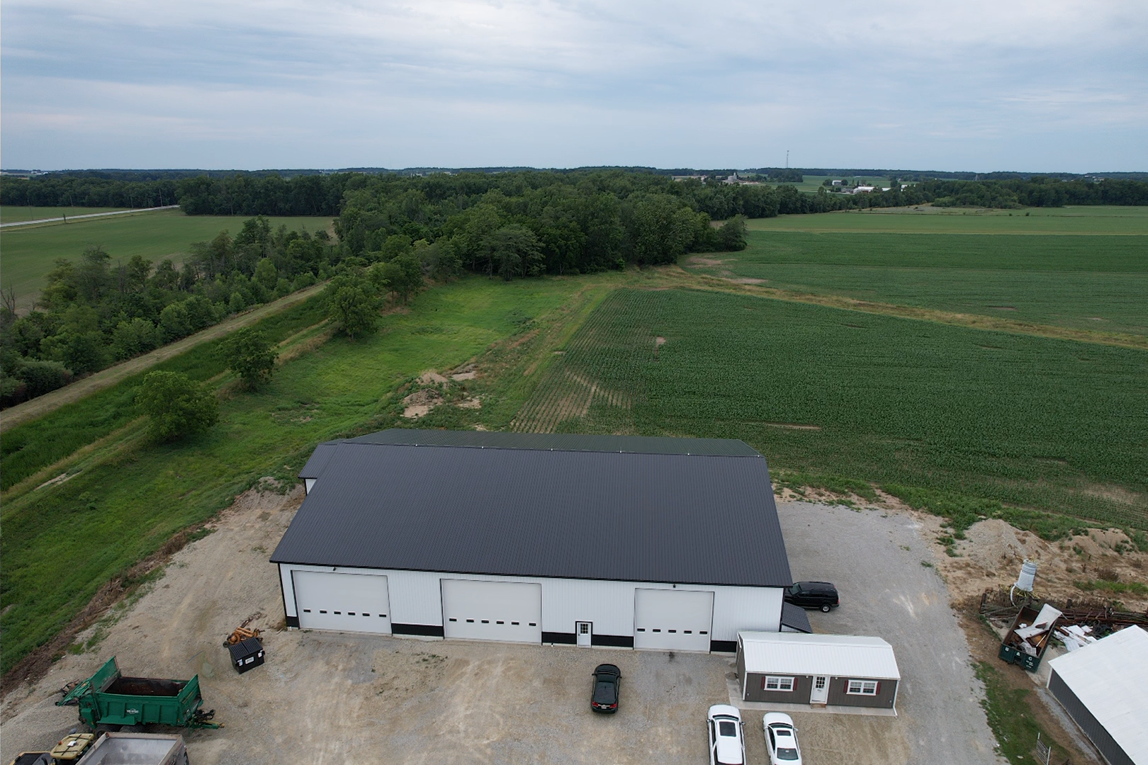 Aerial image of Kill Agri-Service shop by fields